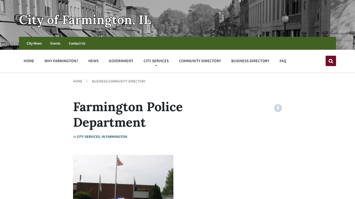 Farmington Police Department – City of Farmington, IL