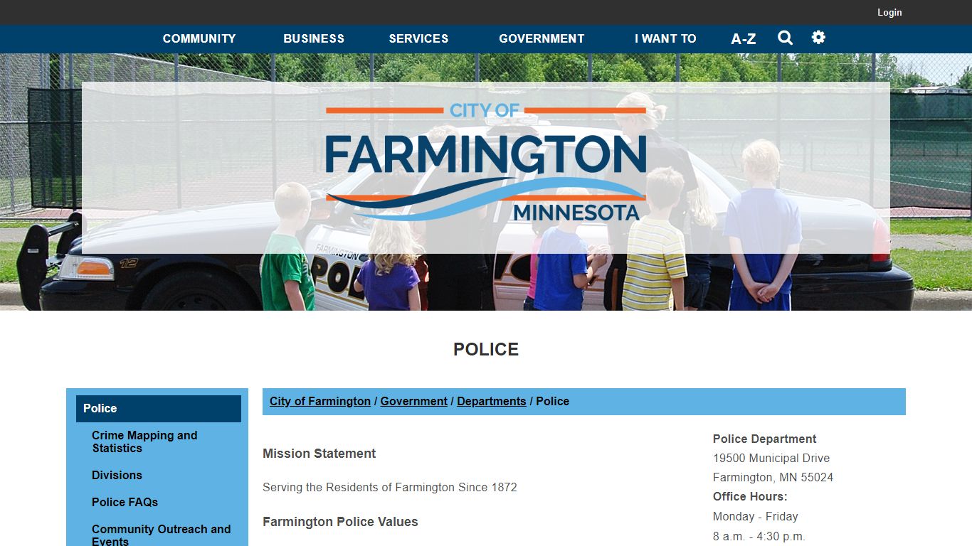 Police - City of Farmington