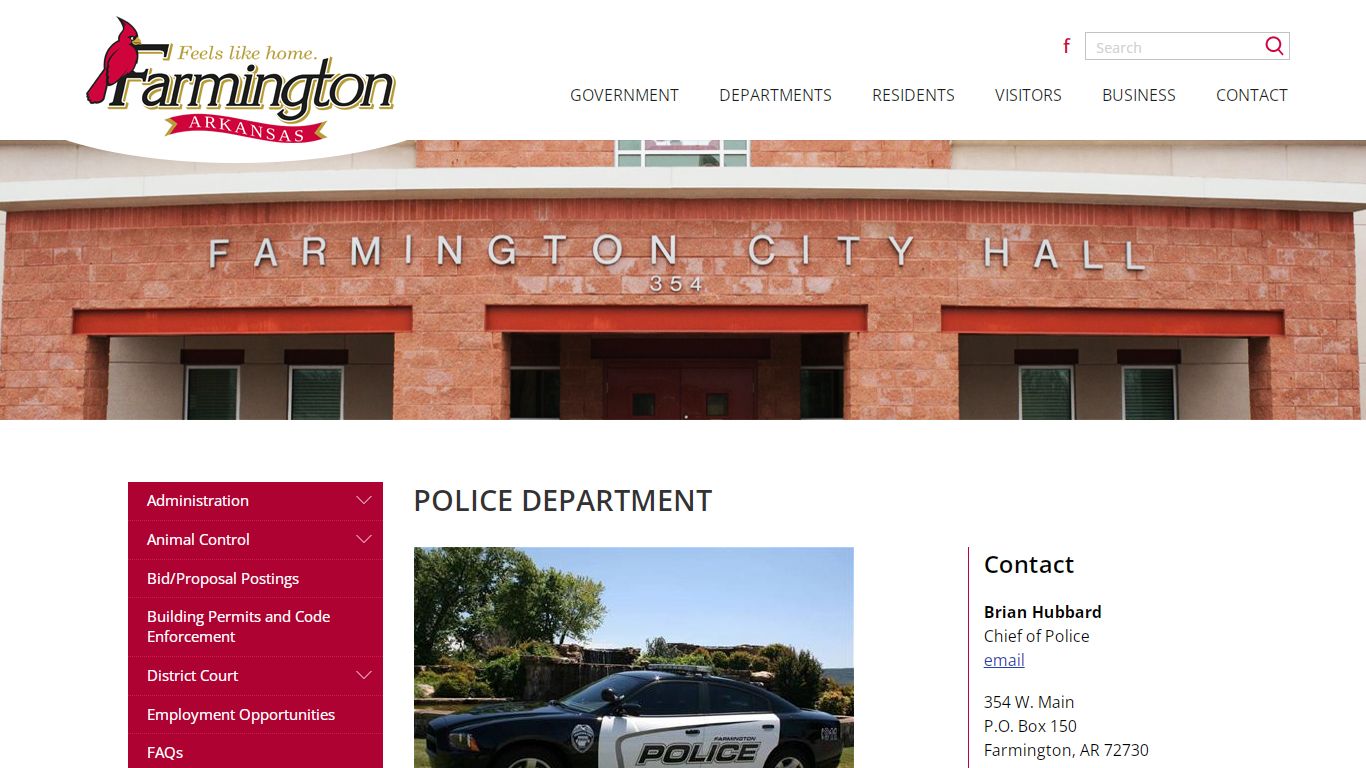 Farmington, AR - Police Department